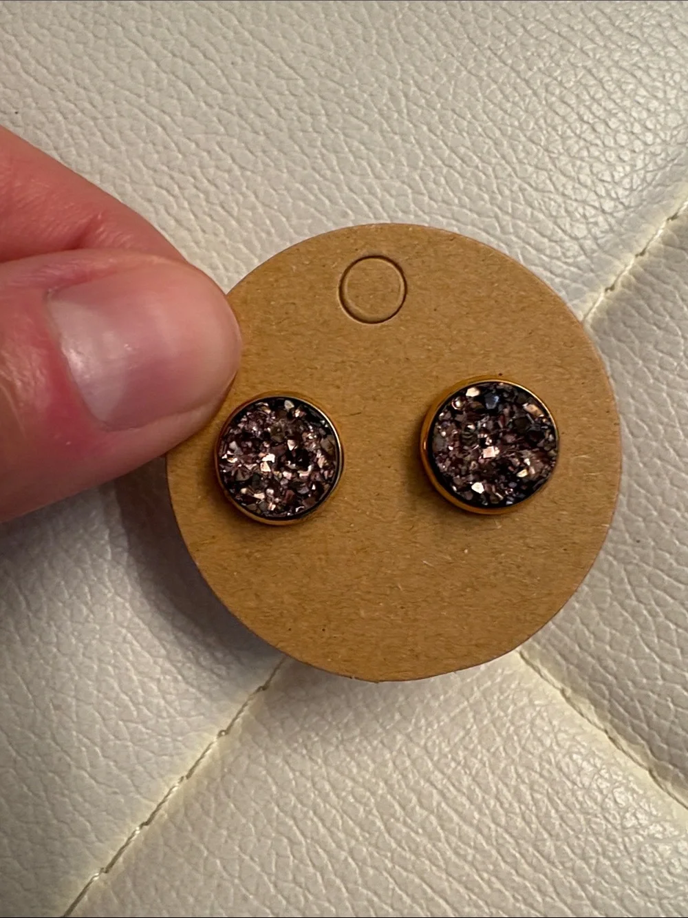 Lot of druzy earrings